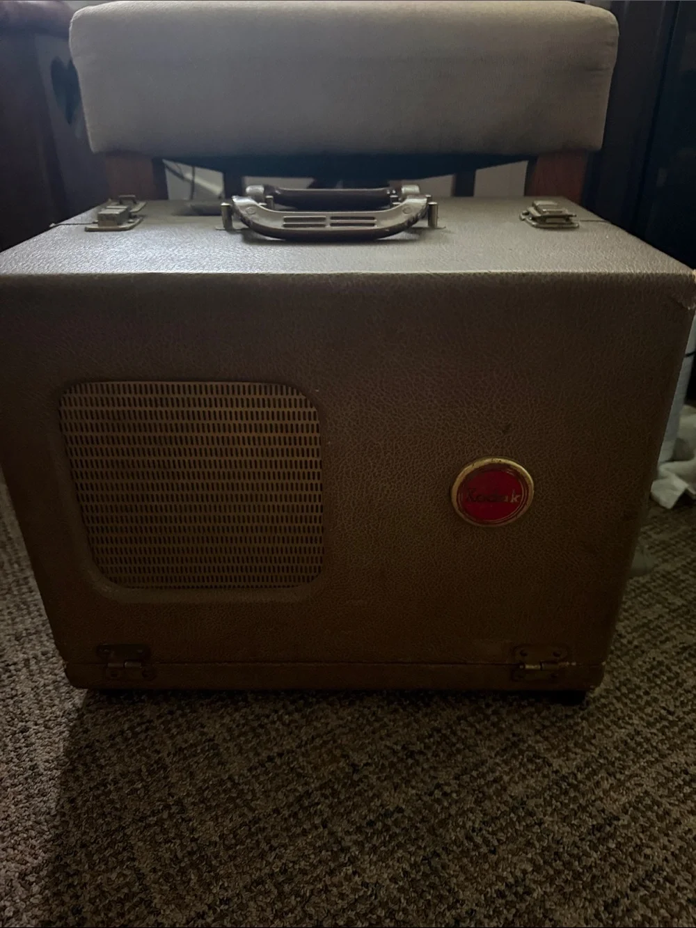 Kodak Brown and Black 8mm Film Projector in Travel Case